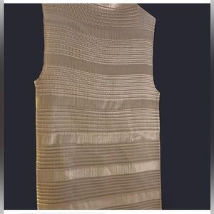 NICOLA Ribbed Sleeveless Top - Cream